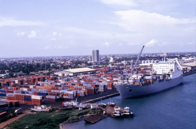 Port de Cotonou, paralysé par la crise entre le Bénin et le Niger