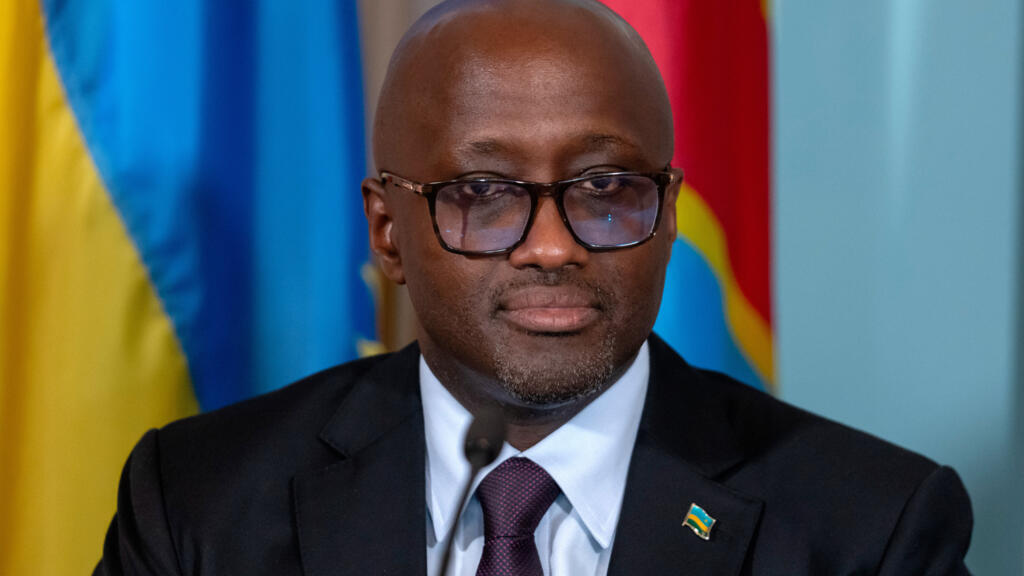Le ministre des Affaires étrangères du Rwanda, Olivier Nduhungirehe, lors de la signature d'un accord de paix entre le Rwanda et la République démocratique du Congo au Département d'État, Washington [photo d'illustration].