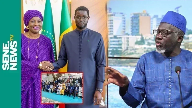 Portrait de l'imam Kanté lors de l'annonce du nouveau parti politique