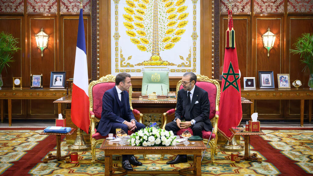 Rencontre officielle entre le président français et le roi du Maroc