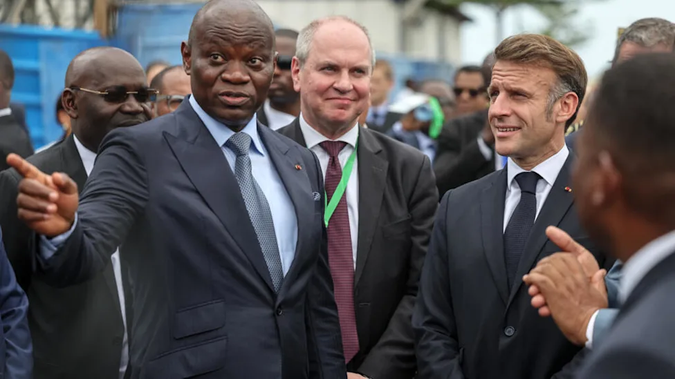 Le président Brice Oligui Nguema lors de sa visite officielle en France