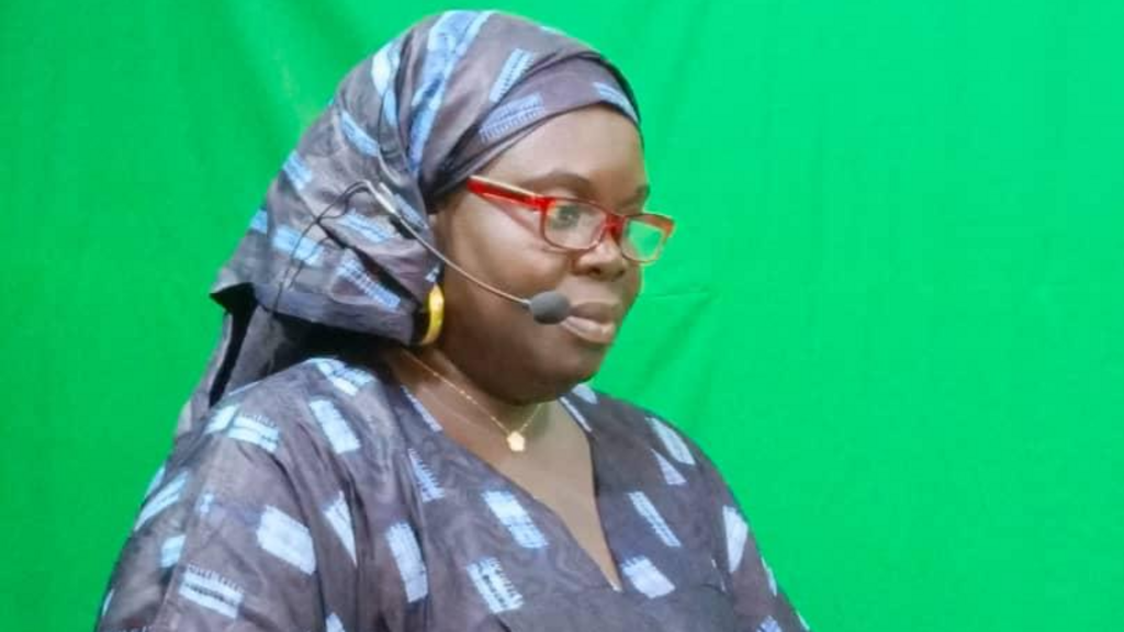 Mariama Sonko lors d'un événement du mouvement Nous sommes la solution