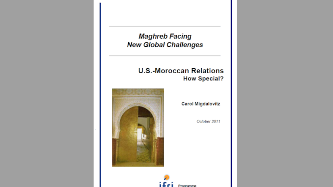 illustration des relations diplomatiques entre les États-Unis et le Maroc