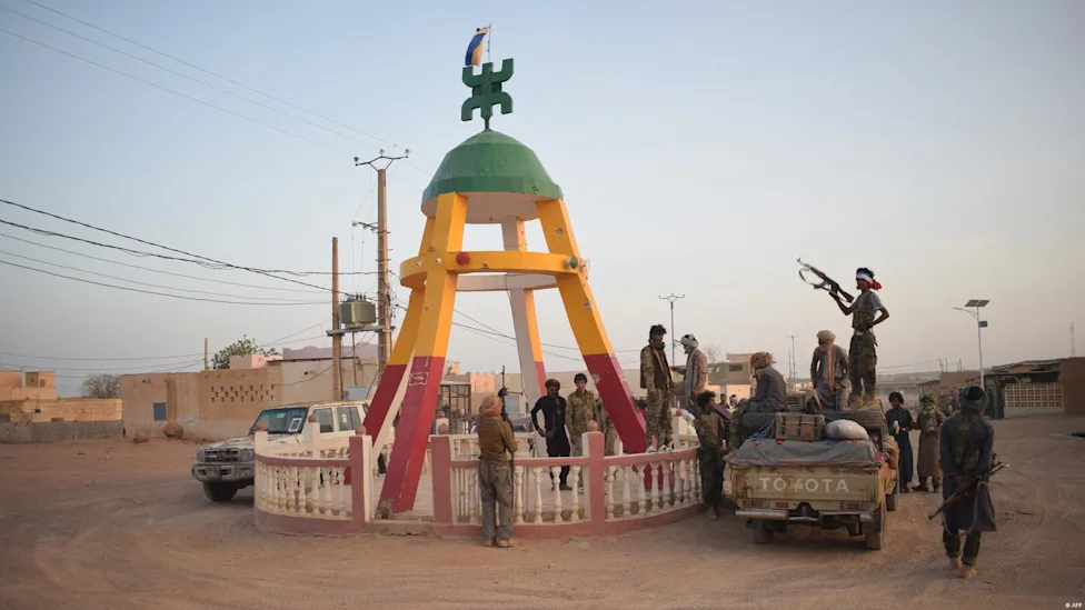 Vue aérienne d'une zone du Sahel
