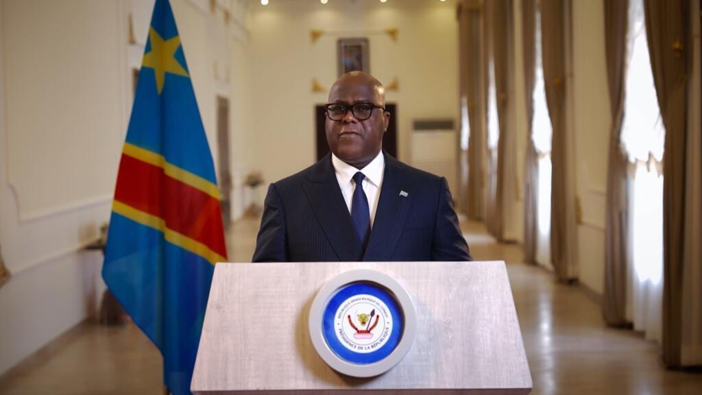 Félix Tshisekedi, président de la RDC, lors d'un discours en juin 2026.
