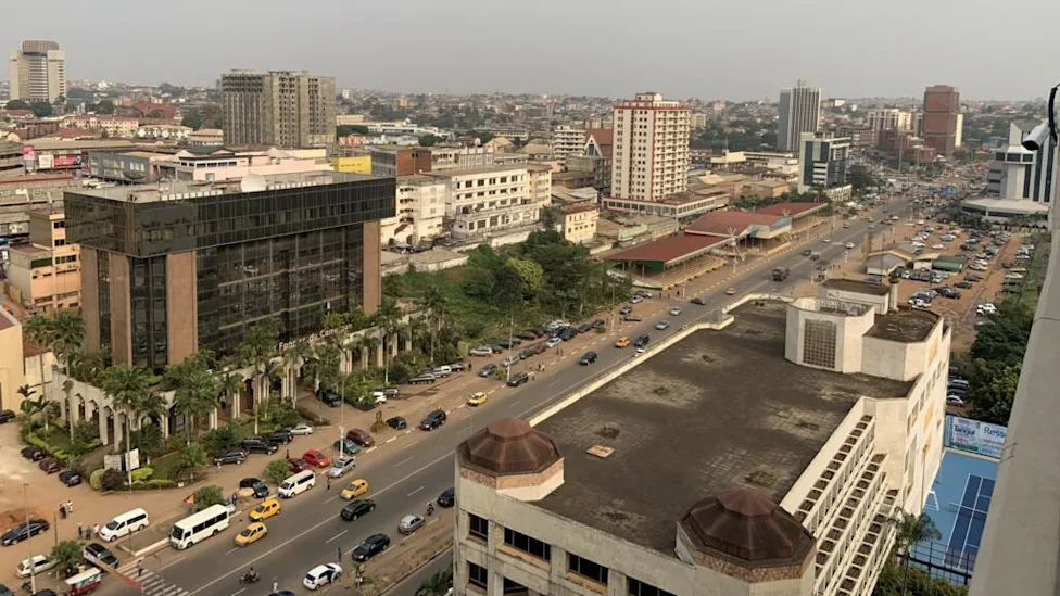 paysage urbain du Cameroun lors du recensement national