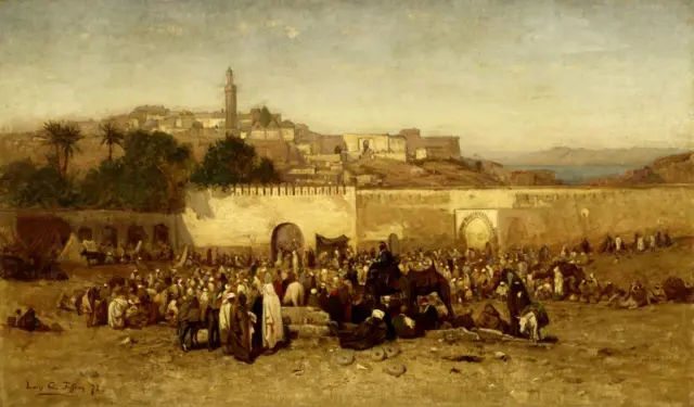 Marché de Tanger au XIXe siècle