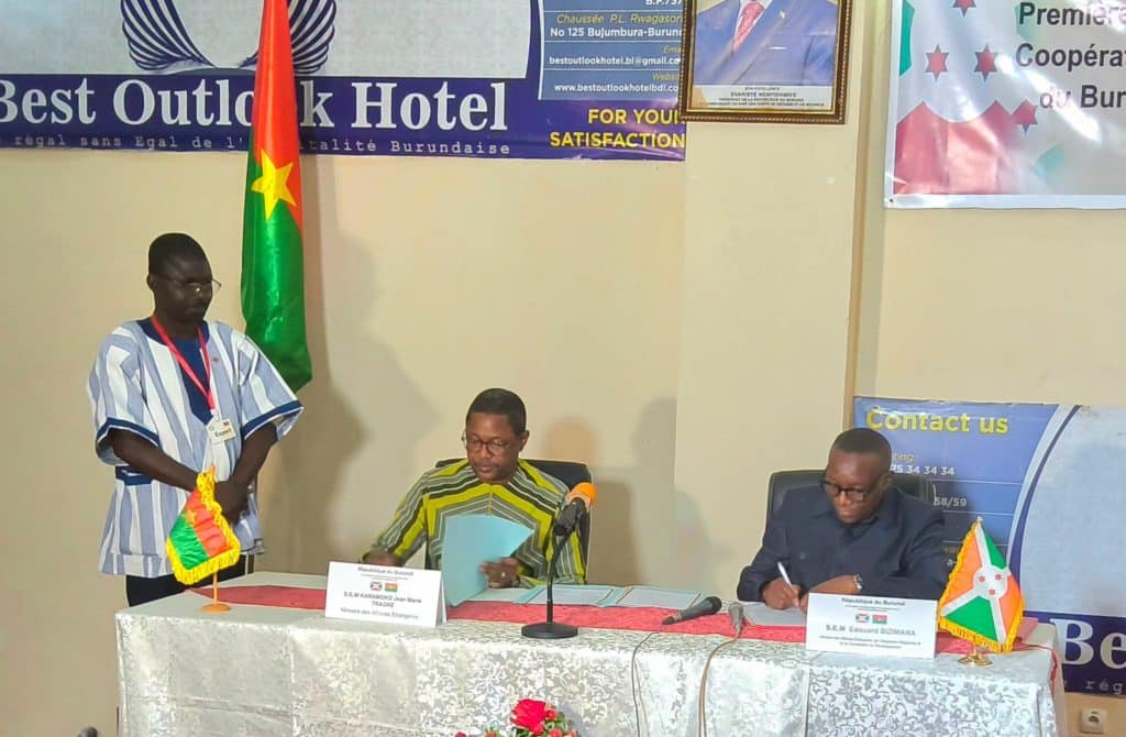 Signature des 14 accords de coopération entre le Burkina Faso et le Burundi