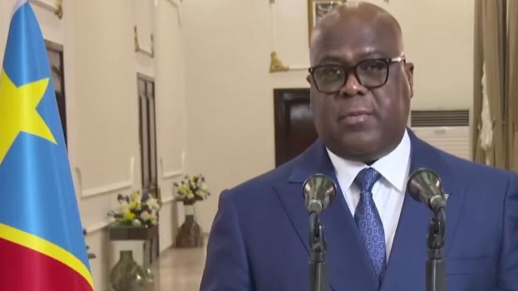 Le président de la République démocratique du Congo, Félix Tshisekedi, lors d’une allocution récente.